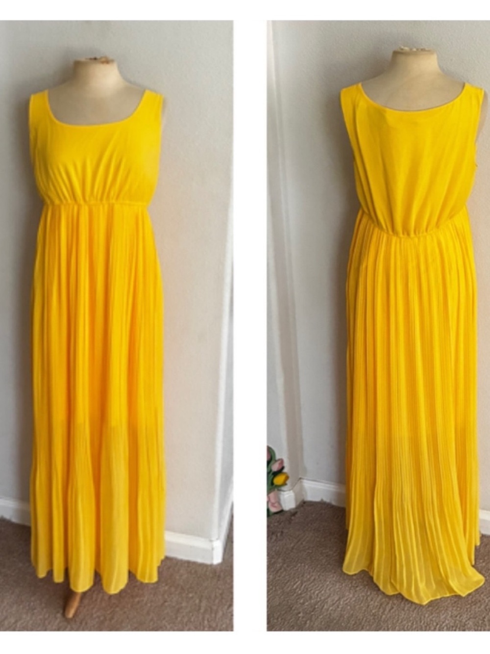 Torrid yellow maxi dress